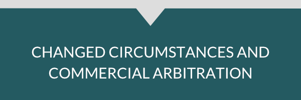 Changed Circumstances Changed Circumstances